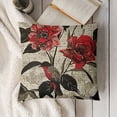 thumbnail image 3 of Decorative Throw Pillow Covers Square Cushion Case Pattern Hand Nature Ink Asia Brush Pillow Cover for Sofa Couch Chair, 3 of 5