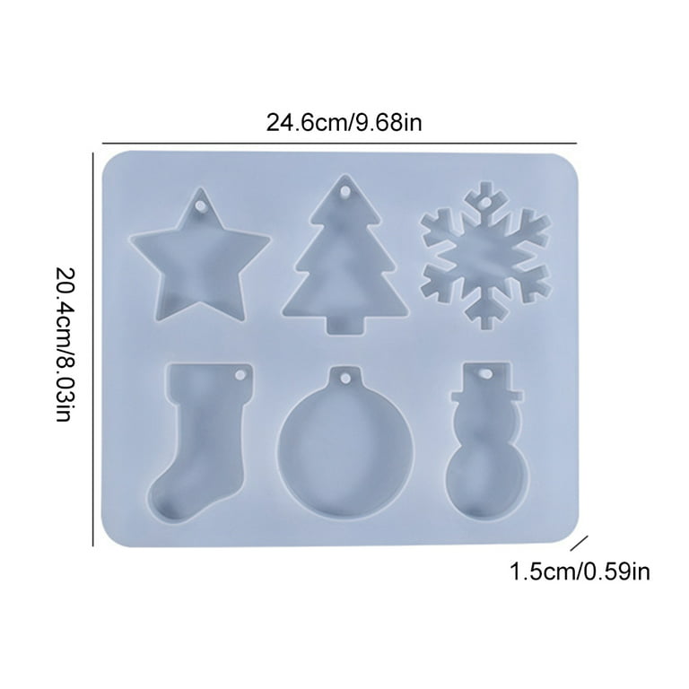 Noel Ornament Silicone Mold, Resin Molds, Large Christmas Silicone Molds  for Resin, Resin Molds Silicone, Epoxy Resin Mold, Resin Mould 