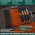 thumbnail image 4 of Juego de cuchillos para tallar madera BeaverCraft Deluxe S15X con estuche, 4 of 9