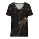 thumbnail image 3 of Blusa informal de manga corta con cuello redondo para mujer con estampado del día de San Valentín OAVQHLG3B Store  lin121212, 3 of 3