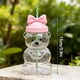 thumbnail image 1 of 2025 New limited edition glass bear cup barista bear cup cold drink, 1 of 5