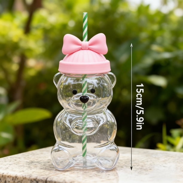 2025 New limited edition glass bear cup barista bear cup cold drink