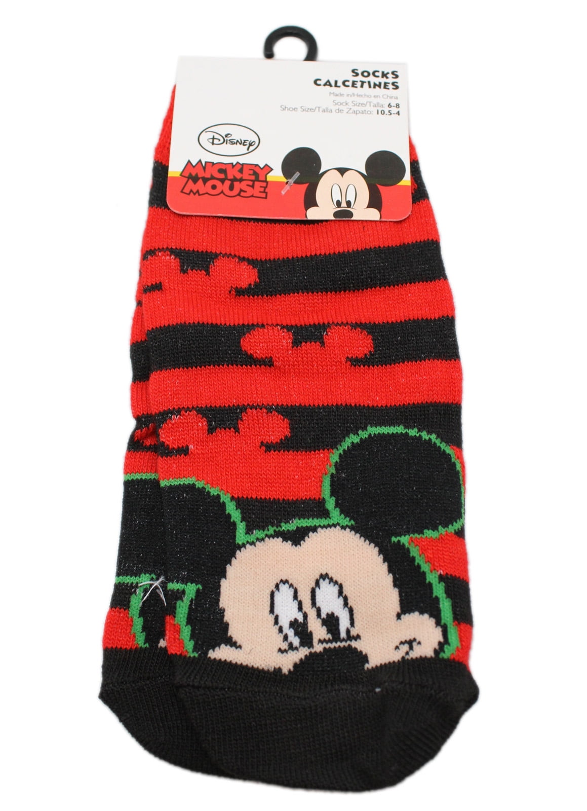 6-8 Black//Grey//Red Crew 2-Pairs Socks Star Wars Disney Boys Size