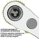 thumbnail image 5 of Destornillador De Trinquete Llave De Trinquete Multifuncional Bidireccional Destornillador De Ángulo Recto Con Broca Transversal Corta Para Trabajadores De Mantenimiento Del Hogar Vogacara TO002213-00, 5 of 6
