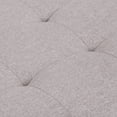 thumbnail image 6 of Cosmopolitan 34 inch Wide Transitional Storage Ottoman in Cloud Grey Linen-Look Fabric, 6 of 11