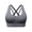 Gray, variant on Womens Workout Bras High Impact Sports Bras Seamless Yoga Running Underwear Quick Drying,Black