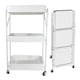 thumbnail image 1 of Carrito de servicio 3 niveles con llantas CHIC-FANTASY Blanco de Acero 1 pieza, 1 of 5
