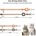 thumbnail image 5 of 2pcs Adjustable Airtag Cat Collars, Reflective Air Tag Cat Collar With Breakaway Safety Buckle And Bell, 5 of 5