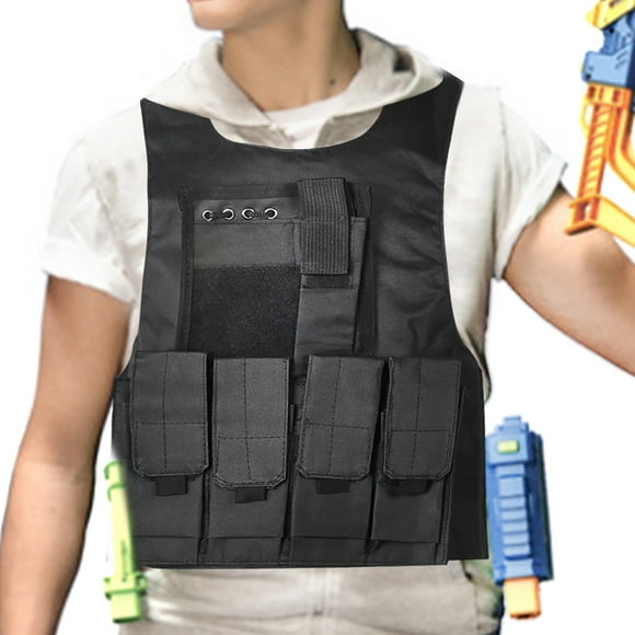Chaleco para niños, chaleco militar para niños al aire libre, chaleco para exteriores, logra más