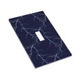 thumbnail image 4 of White Lightning Thunder Light Switch Cover Decorator Single Toggle Wall Plate 1-Gang Receptacle Outlet Decor, 4 of 7