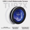 thumbnail image 1 of Liquid Cooler LCD Screen,Liquid Cooler LCD Screen Round LCD Display Computer CPU Monitor Impressive Results, 1 of 14