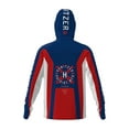 thumbnail image 2 of Howitzer Men's Performance Hoodie Pullover Red&nbsp;White&nbsp;and&nbsp;True, 2 of 9