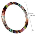 thumbnail image 4 of Rhinoceros 14.5 Inch Printing PVC Leather Car Wheel Cover Auto Accessories Steering Wheel Cover, 4 of 6