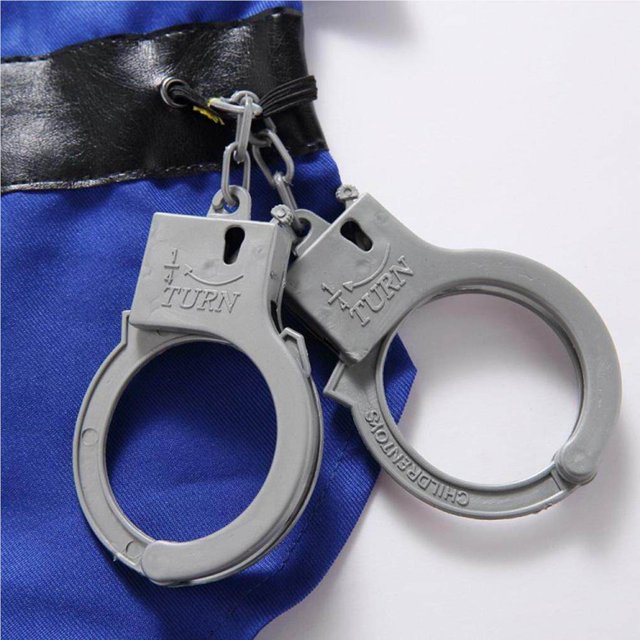 Costume de Police pour Animaux Halloween Cosplay Structure Simple Vêtement Adorable Uniforme de Police pour Chien Chat Résistant à L'Usure pour Toutes Sortes de Chiots L