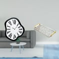 thumbnail image 2 of Reloj de pared,Reloj de pared interior nórdico con números romanos,Bandeja para servir,Bandeja rectangular para servir en la cocina con asa,Bandeja de almacenamiento Plato para servir Tocador, 2 of 8