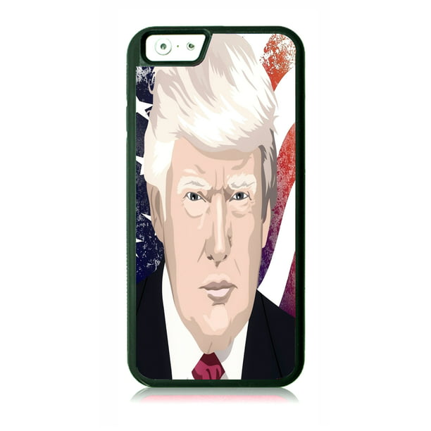 President Drawing Black Rubber Case for the Apple iPhone 7 iPhone 8 - iPhone 7 Accessories - iPhone 8 Accessories - Walmart.com