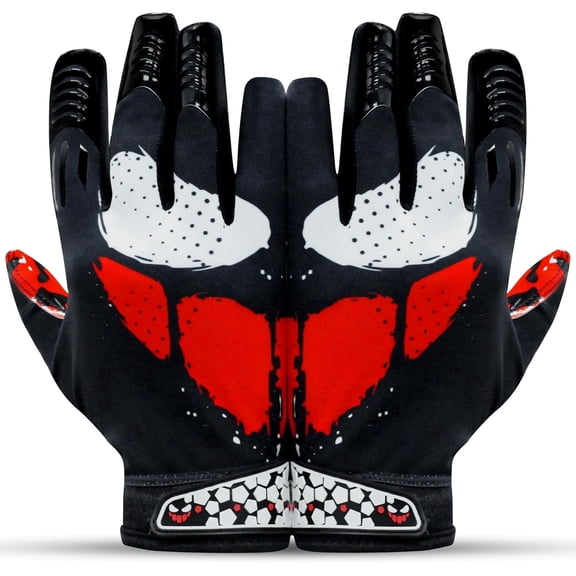 Lupine Villain 3.0 Football Gloves for Adults & Youth – High Grip Wide Receiver Gloves