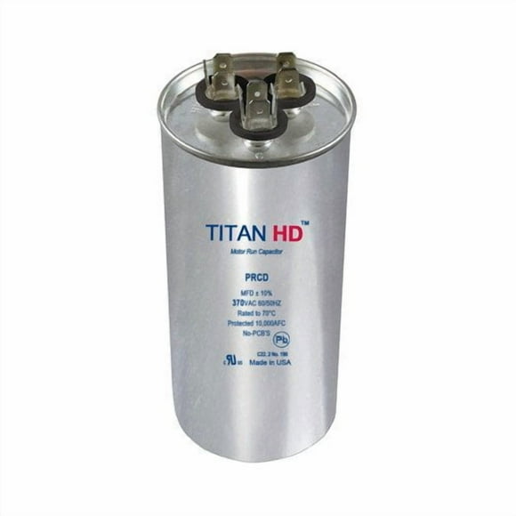 TITAN HD PRCFD805A Moteur Rond 80/5 MFD Condensateur de Course (440/370V)