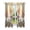 Cardinals Bird on Garden Fence, variant on Sheer Curtains 2 Panels Set Grommet Drapes Window Treatments Light Filtering for Bedroom Living Room W42 x L63 Purple Zebra Stripes