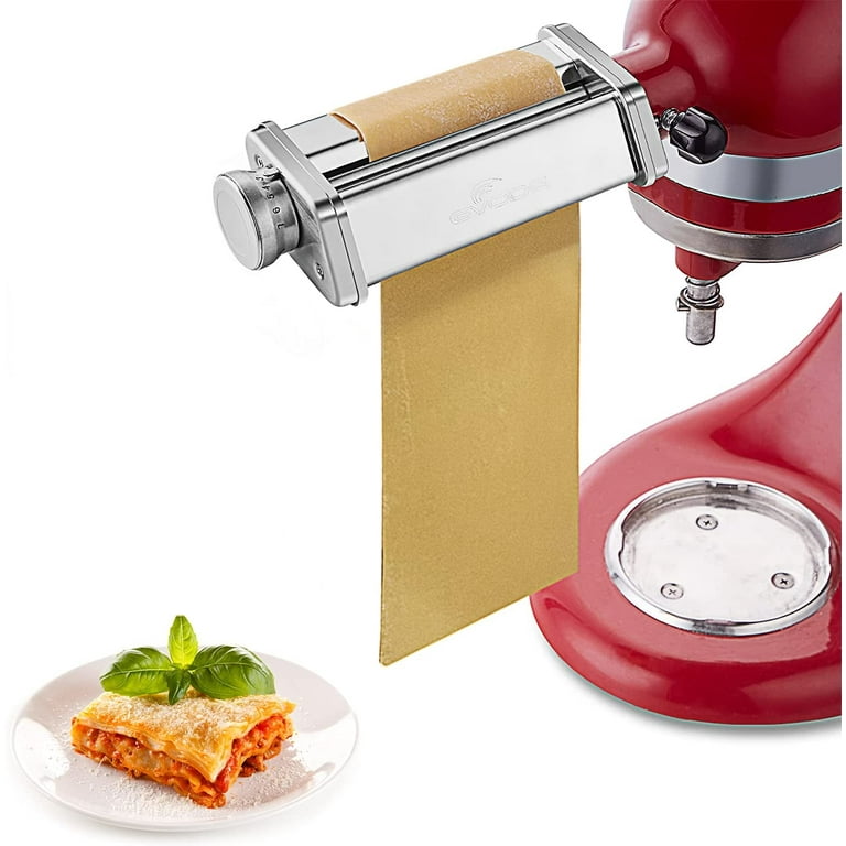 Pasta Roller Attachment for KitchenAid Stand Mixer, Stainless