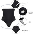 thumbnail image 3 of Women Waist Cincher Girdle Tummy Slimmer Sexy Thong Panty Shapewear, 3 of 6