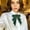 Green-GN, variant on Fashion Brooch Bow Pin for Shirt Collar Women Solid Color Elegant Accessory 7x4.3in