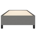 thumbnail image 6 of vidaXL Twin XL Bed Frame, Fabric Upholstered Platform Bed Frame, Dark Gray, No Mattress, 6 of 9