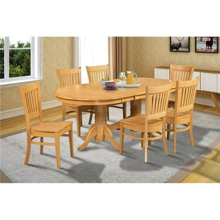 M D Furniture Somi7 Oak W 9 Piece Sunderland Dining Room Table With Leaf Wooden Seat