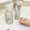 thumbnail image 7 of Shoreew Stainless Steel Toothbrush Holder Spiral Design Multipurpose Toothpaste Makeup Brush Storage Rack Bathroom Organizer, 7 of 7