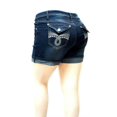 thumbnail image 3 of GIVE ME FIVE Women's PLUS SIZE Blue Denim stretch shorts, 3 of 5