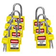thumbnail image 1 of TRADESAFE Lockout Tagout Locks Set - 7 Yellow Loto Locks, Lockout Locks Keyed Different, 2 Keys Per Lock, OSHA Compliant Lock Out Tag Out Padlocks, S, 1 of 9