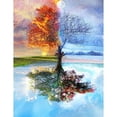 thumbnail image 1 of Seasons Arbre - Peinture Diamant DIY, 1 of 6