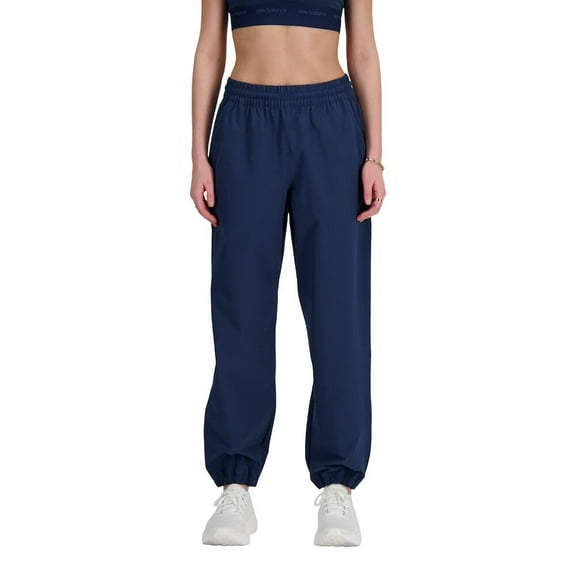 New Balance Women's Athletics Stretch Woven Jogger, Nb Navy, X-Small