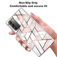 thumbnail image 2 of Samsung Galaxy Note 20 5G Case, Rosebono Bling Glitter Sparkle Laser Polygon Marble Graphic Fashion Cute Colorful Skin Cover Shockproof Case for Samsung Galaxy Note 20 5G Case, 2 of 5