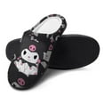 thumbnail image 4 of Womens Cozy Slippers Kuromi And My Melody Warm Soft Plush Slipper Slip-on House Shoes for Home Indoor Outdoor, 4 of 7