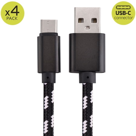 4x 3FT USB Type C Fast Charging Cable USB-C Type-C 3.1 Data Sync Charger Cable Cord For Samsung Galaxy S8 S8 Plus S9 S9 Plus S10 S10+ S10e Nexus 5X 6P OnePlus 2 3 LG G5 G6 V20 HTC M10 Google Pixel XL price history on PriceWatchPro