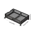 thumbnail image 3 of ¡Ofertas Limitadas!, Caja organizadora de almacenamiento debajo de la cama con ruedas, caja organizadora para el hogar, ropa, colcha, juguetes, almacenamiento multifuncional, plegable Akmoler, 3 of 6