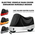 thumbnail image 4 of Motorcycle Cover Motorbike Full Cover Outdoor Rain Dust Protector 190T L Red Black for Touring Cruiser Scooters Universal, 4 of 9