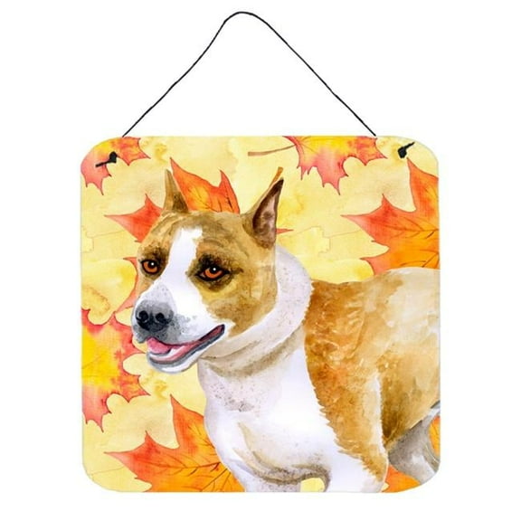 American Staffordshire Fall Wall or Door Hanging Prints