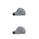 thumbnail image 4 of Minnieouse Gorra de béisbol para mujer, gorra deportiva con cola de caballo, hebilla ajustable, de moda, para correr al aire libre, informal, Gris 2piezas, 4 of 6