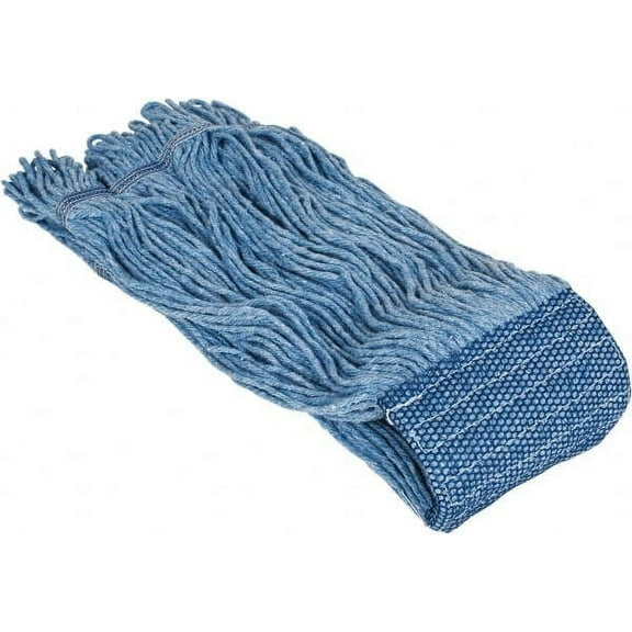 PRO-SOURCE 5" Blue Head Band, X-Large Blended Fiber Loop End Mop Head