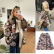 thumbnail image 4 of Chaqueta estampada de algodón acolchado de lana de cordero para mujer chaqueta de moda, 4 of 5