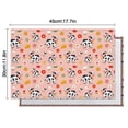 thumbnail image 5 of Pink Cow Flower Cow Pattern Summer Placemats Table Placemats Set Of 6-Linen Kitchen Washable Placemats Table Mats 11.8"x17.7" Non-Slip Heat Resistant, 5 of 5