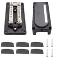 thumbnail image 5 of 100A Max Bus Bar Post Terminal bloque de distribución de energía bloque de 1/4 " 5/32" tornillos 12 vías Busbar para vehículos camión Negro DYNWAVEMX Bloque de distribución de energía, 5 of 5
