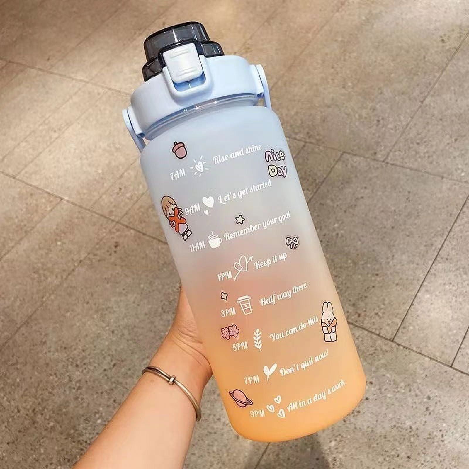 Hydrate or Diedrate Cute Kawaii Water Bottle Aesthetic Art Board