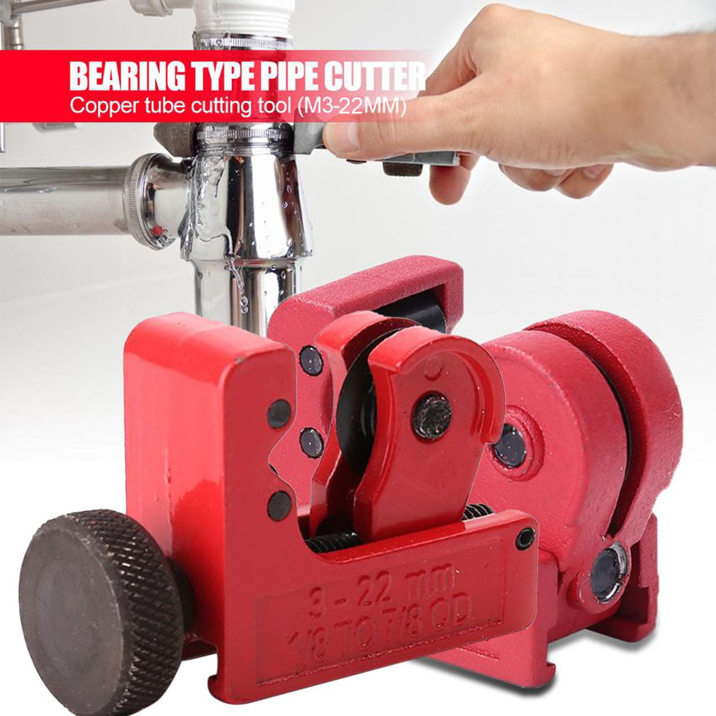 Plumbing Pipe Hand Operated Auto Tube Cutter 22mm For Copper Tubing 