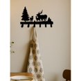 thumbnail image 3 of Farmhouse Rustic Animal Coat Hook Rack – Wall-Mounted Tree Branch Design with Black Puppy, Bear & Deer Hooks – Cute Towel & Jacket Hanger for Bathroo(TikTok/temu self-pickup orders), 3 of 4