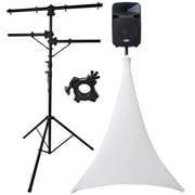 Rockville RVLS1 Lighting Tree Light Stand + Scrim Werks SWLTPSWHT White Cover