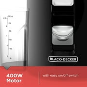 BLACK+DECKER Fruit and Vegetable Juice Extractor, Black, JE2200B