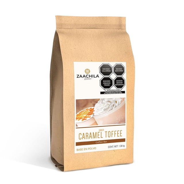 Caramel Toffee Zaachila Gourmet -Base en polvo para preparar bebidas-